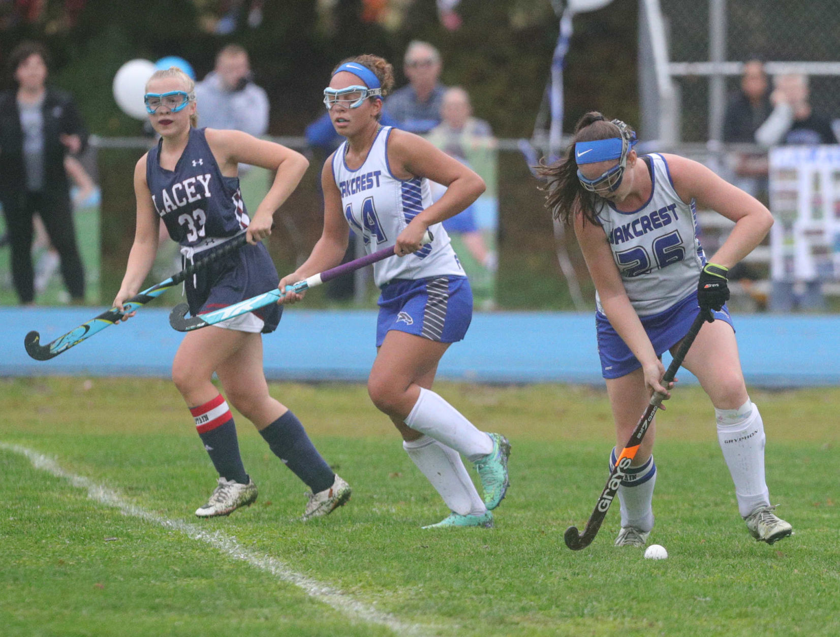 Lacey vs Oakcrest Field Hockey game
